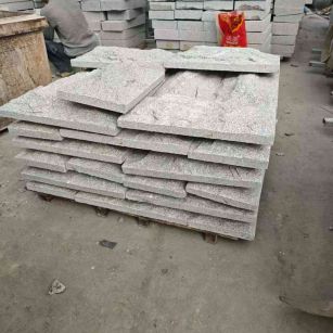 镇江芝麻白蘑菇石，自然面