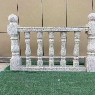 镇江芝麻白阳台栏杆 花岗岩栏杆