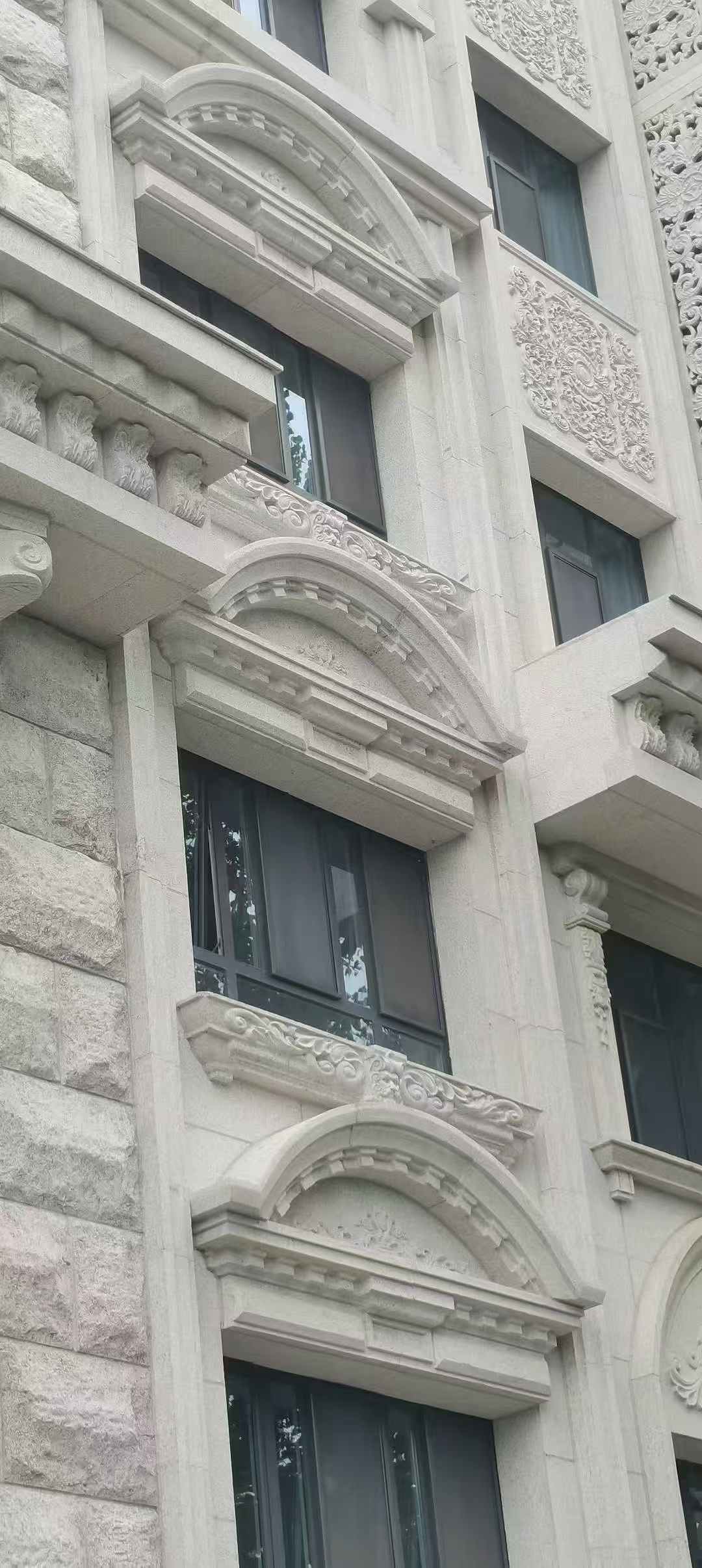 镇江芝麻白异形 石材异形定制