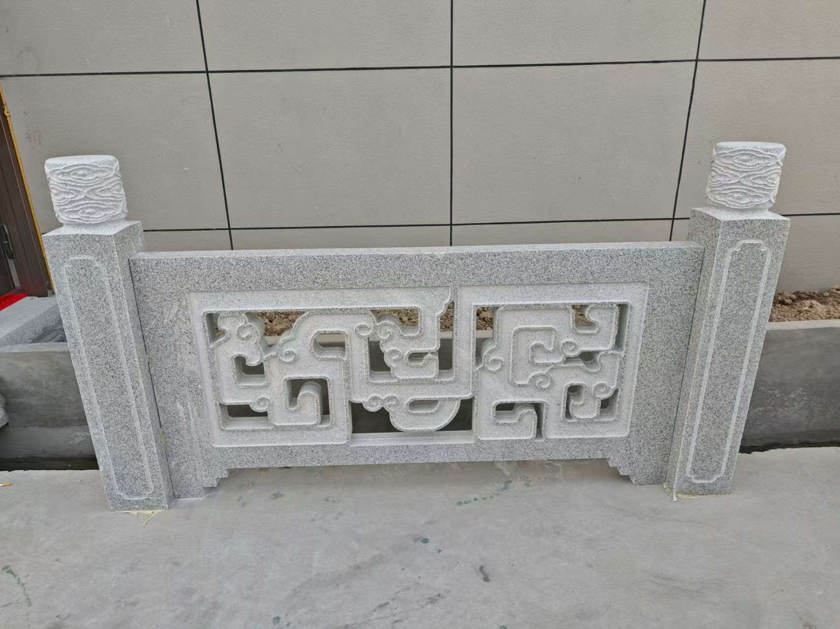 镇江芝麻白河道栏杆 桥栏杆